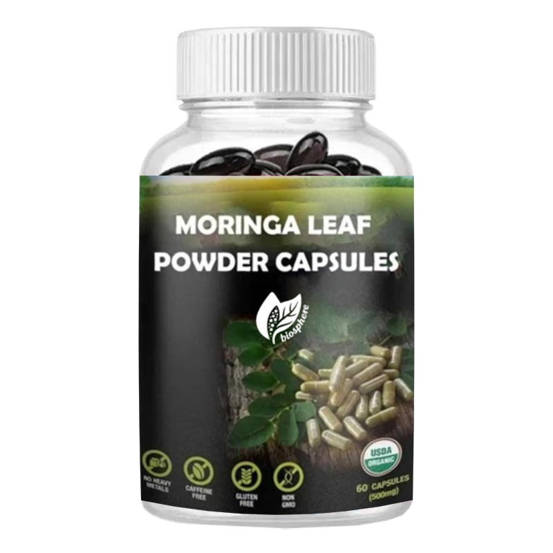 Moringa Leaf Powder - كبسولات مسحوق أوراق المورينجا الأصلية والنقية