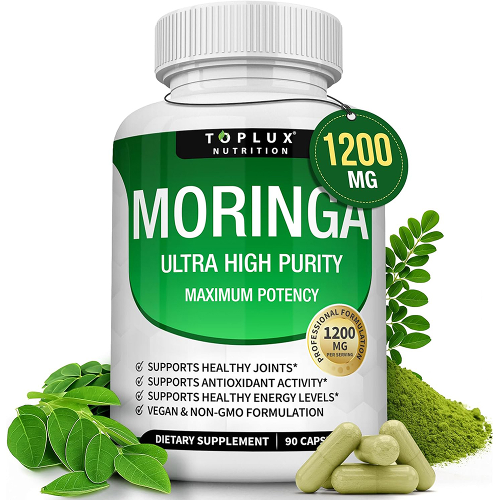 كبسولات مورينجا 1200 مجم - مسح - مراجعة Moringa Leaf Powder وسعره